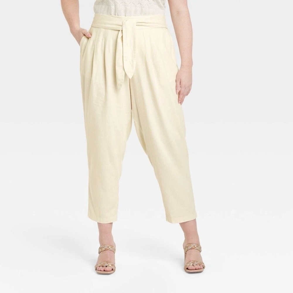 Who What Wear High-Rise Tapered Pants